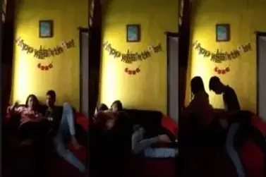 Hadiah Ulang Tahun Cowok Digarap Cewek Nakal